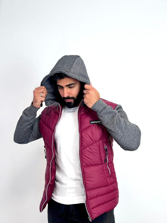 Men’s Hooded Hybrid Jacket