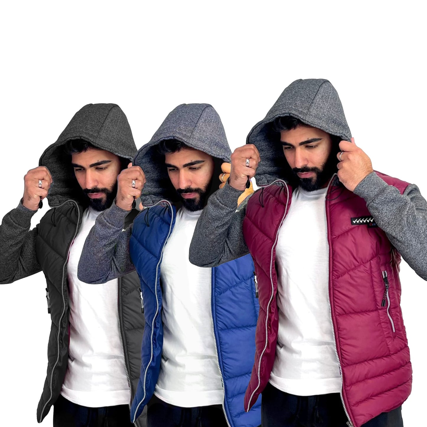 Men’s Hooded Hybrid Jacket